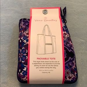 Vera Bradley packable tote